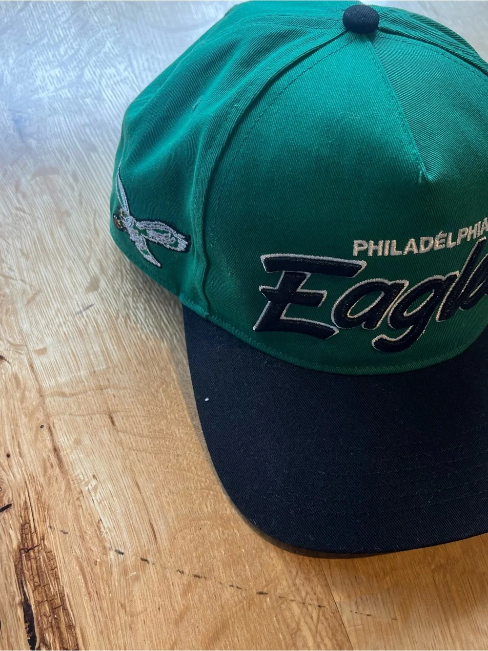47 Brand Philadelphia Eagles Green and Black Snapback Hat